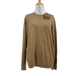 Burberry Sweater Womens L Large Wool Knitwear Crew Long Sleeve Soft Pullover